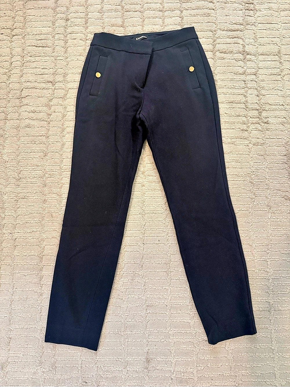 OOR Columnist Ankle Low Rise Black Low Rise Ankle Pants Like New